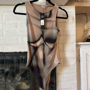 Fashion Nova Multicolor Bodysuit